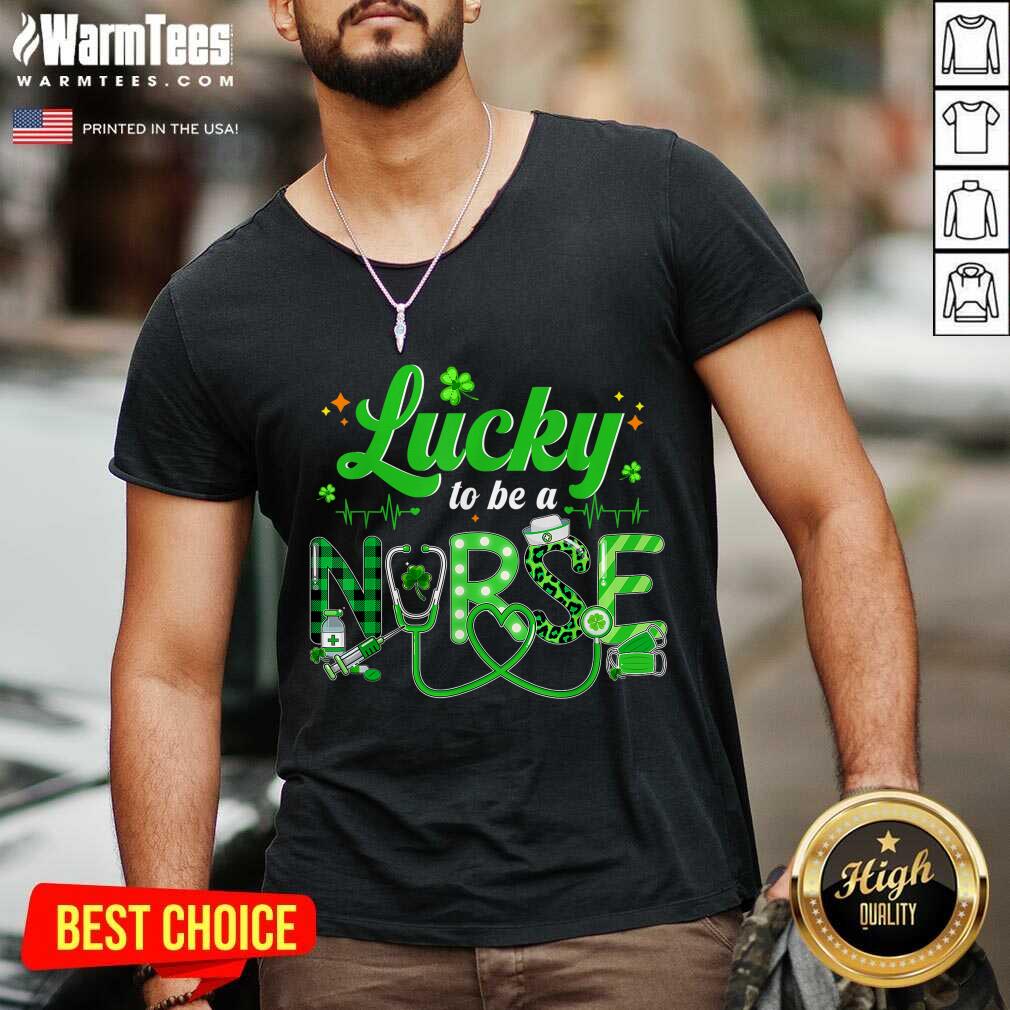 Premium Lucky To Be A Nurse St Patricks Day Shirt - Image 5