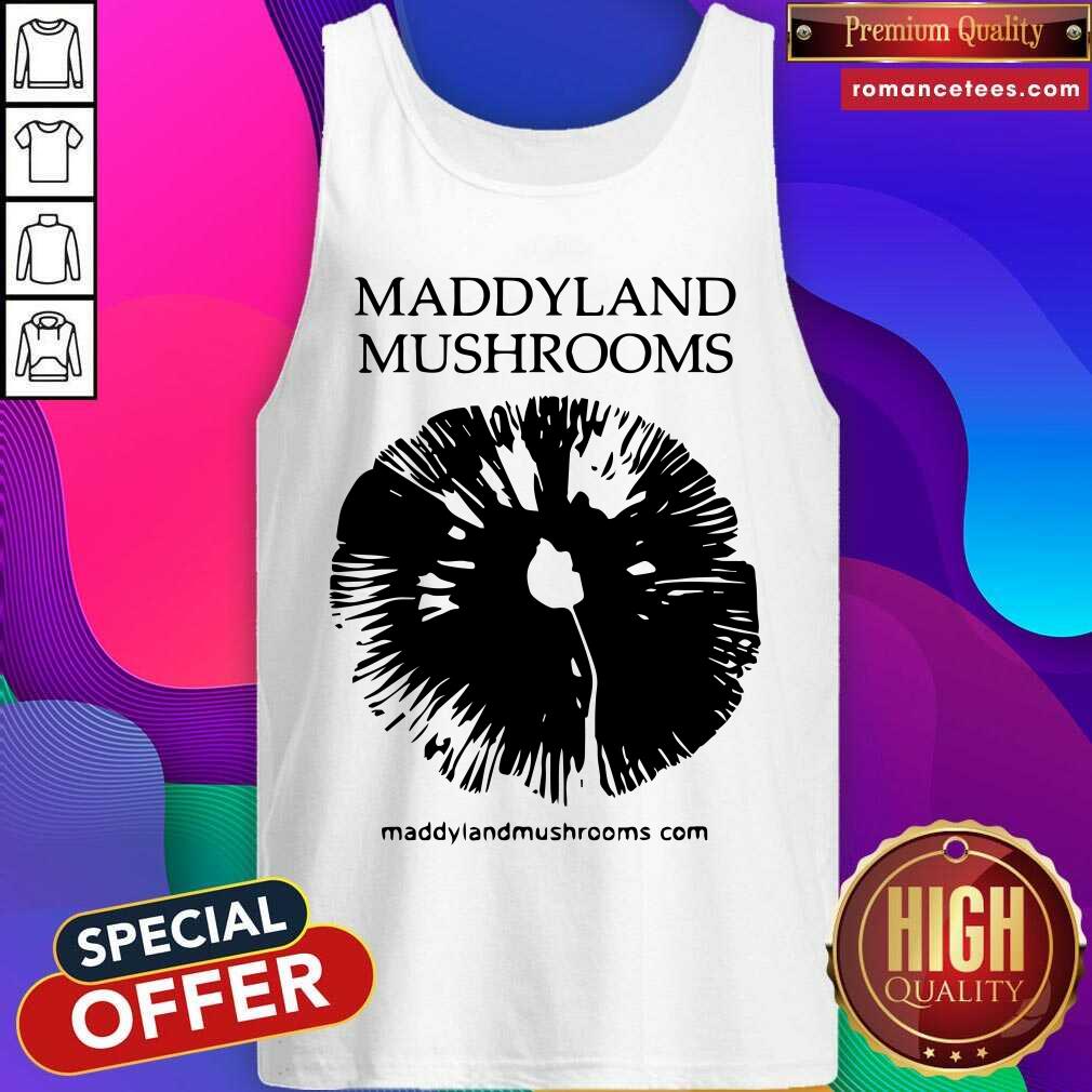 Premium Maddyland Mushrooms With Black Image Shirt - Image 4