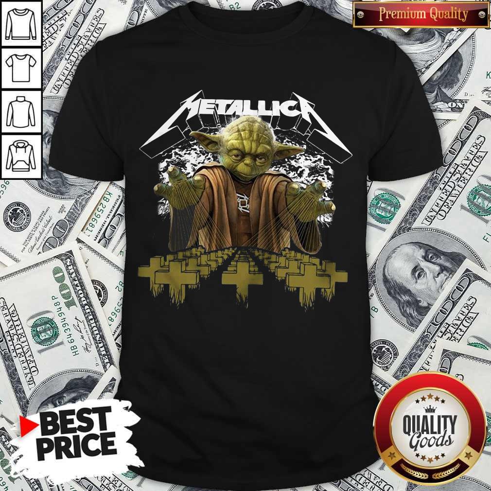 Premium Master Yoda Metallica Shirt