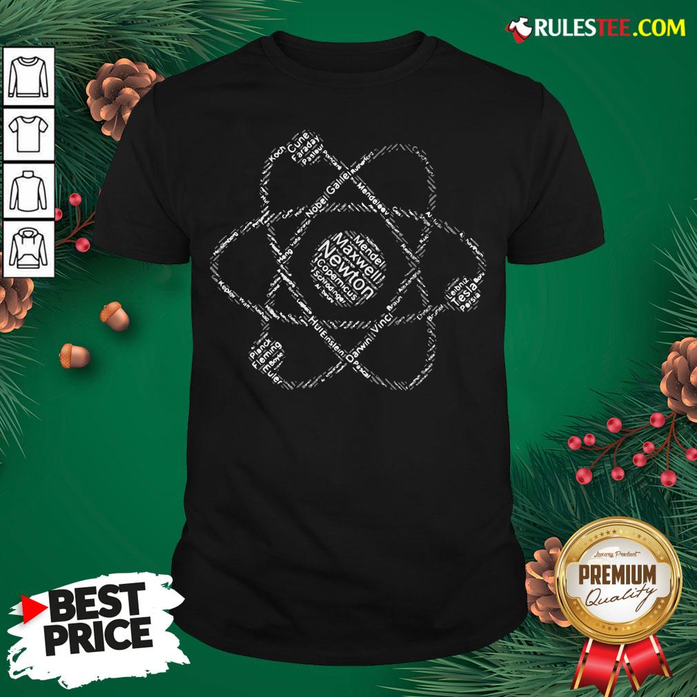 Premium Mendel Maxwell Newton Copernicus Schrodinger Shirt