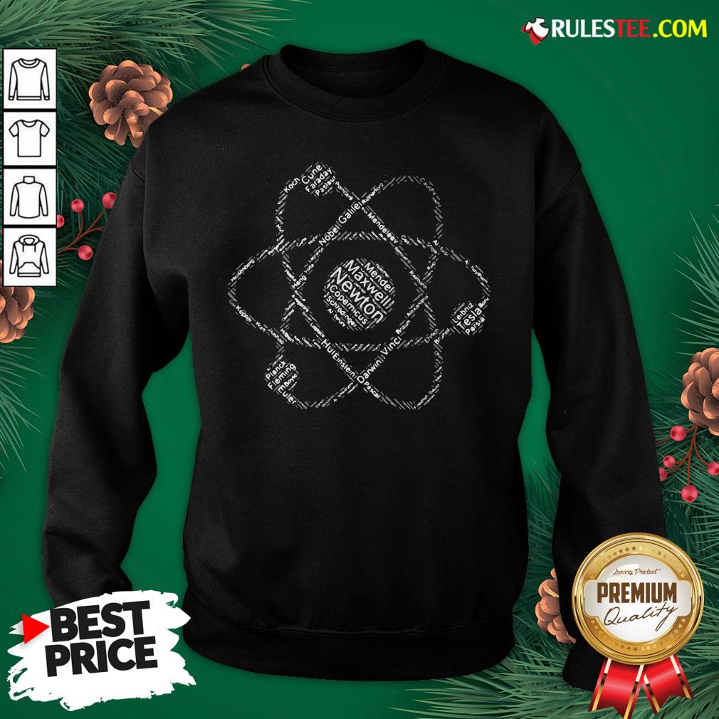 Premium Mendel Maxwell Newton Copernicus Schrodinger Shirt - Image 5