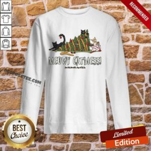 Alternative view of Premium Meowy Catmas Cole And Marmalade Ugly Christmas Shirt