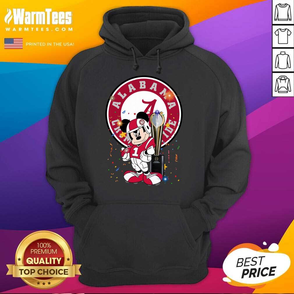 Premium Mickey Mouse Alabama Crimson Tide Shirt - Image 2