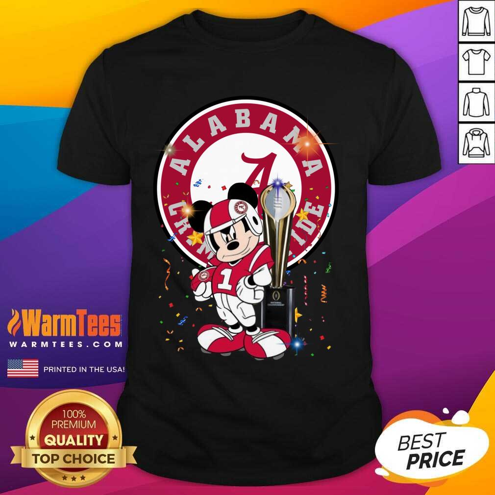Premium Mickey Mouse Alabama Crimson Tide Shirt