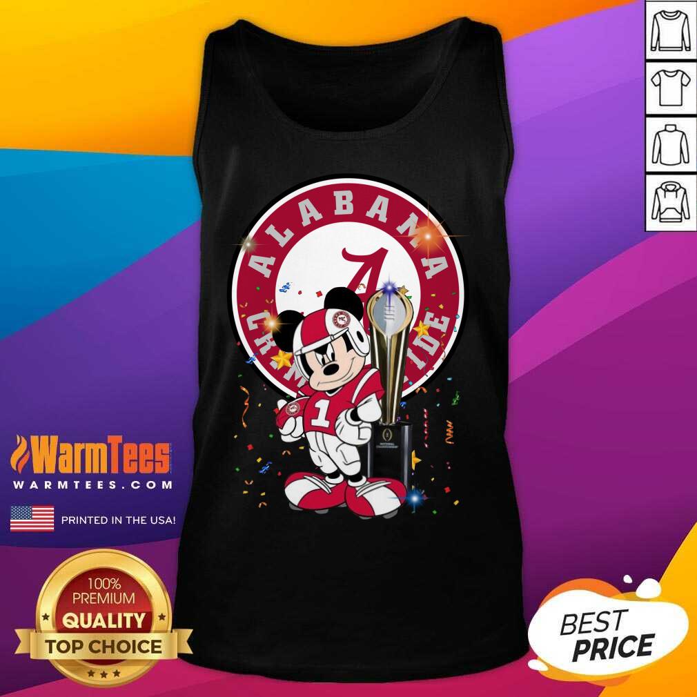 Premium Mickey Mouse Alabama Crimson Tide Shirt - Image 3