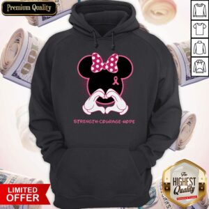 Alternative view of Premium Minnie Mouse Strength Courage Hope Shirt