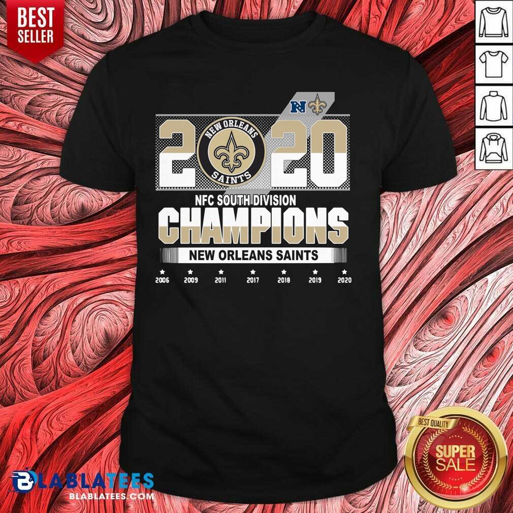 Premium New Orleans Saints NFC South Division Champions 2006 Shirt