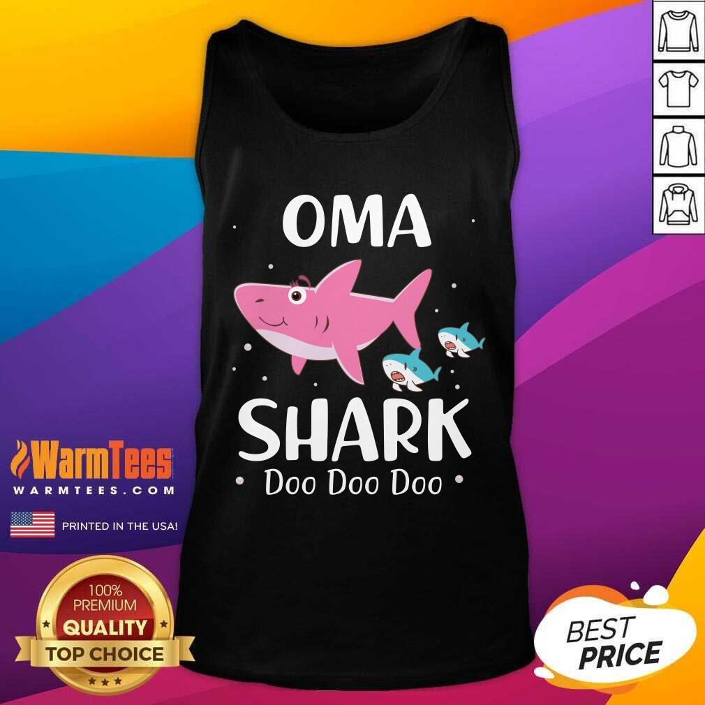 Premium Oma Shark Doo Doo Mother Day Shirt - Image 4