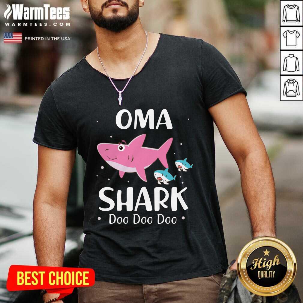 Premium Oma Shark Doo Doo Mother Day Shirt - Image 5
