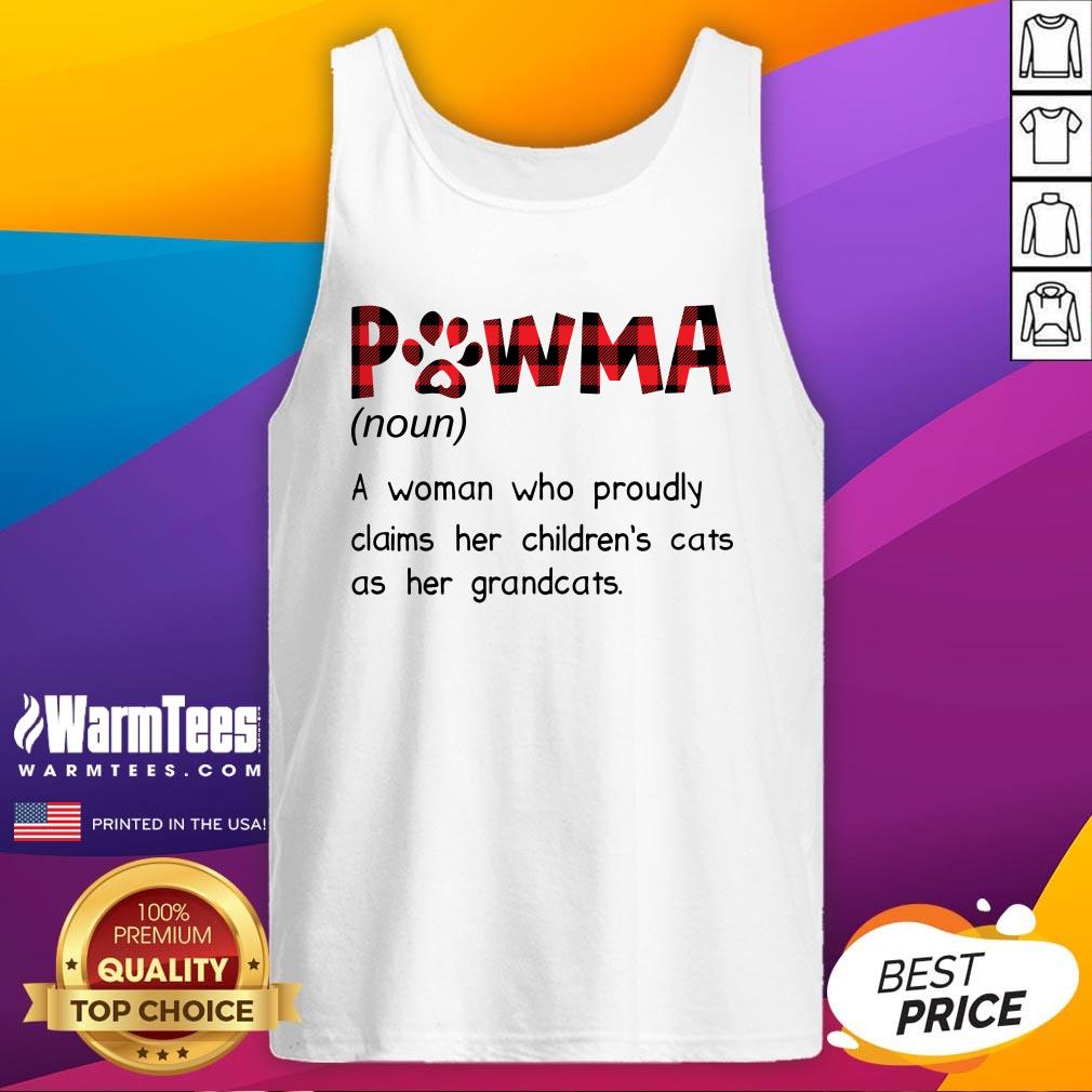Premium Pawma A Woman Who Proudly Claims Her Childrens Cats As Her Grandcats Shirt - Image 3