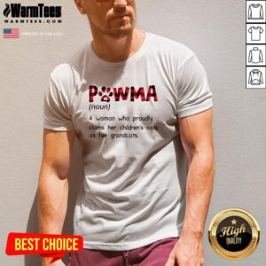 Alternative view of Premium Pawma A Woman Who Proudly Claims Her Childrens Cats As Her Grandcats Shirt