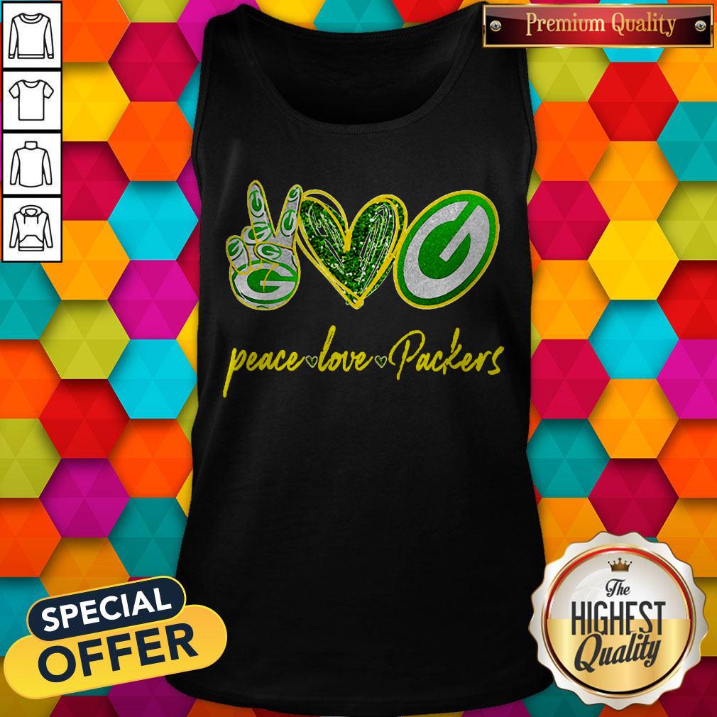 Premium Peace Love Packers Shirt - Image 5