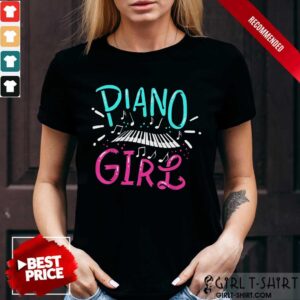 Premium Piano Girl Shirt