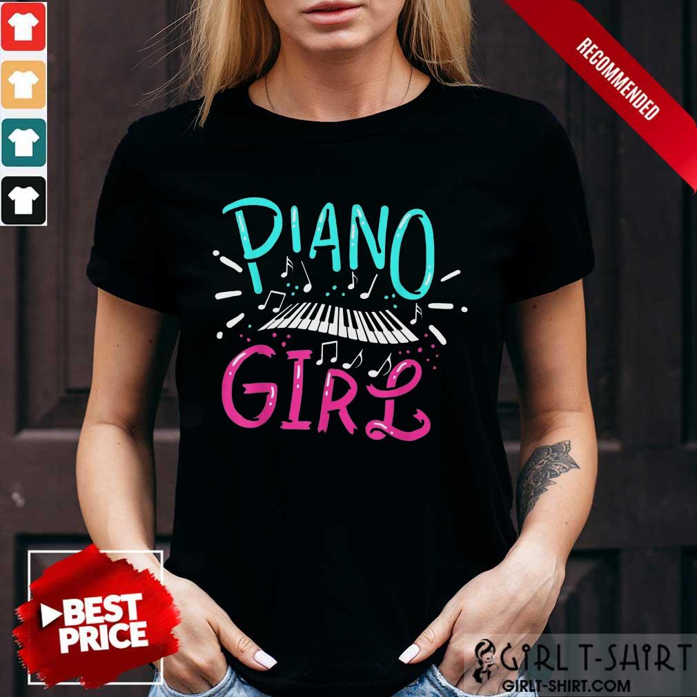 Premium Piano Girl Shirt