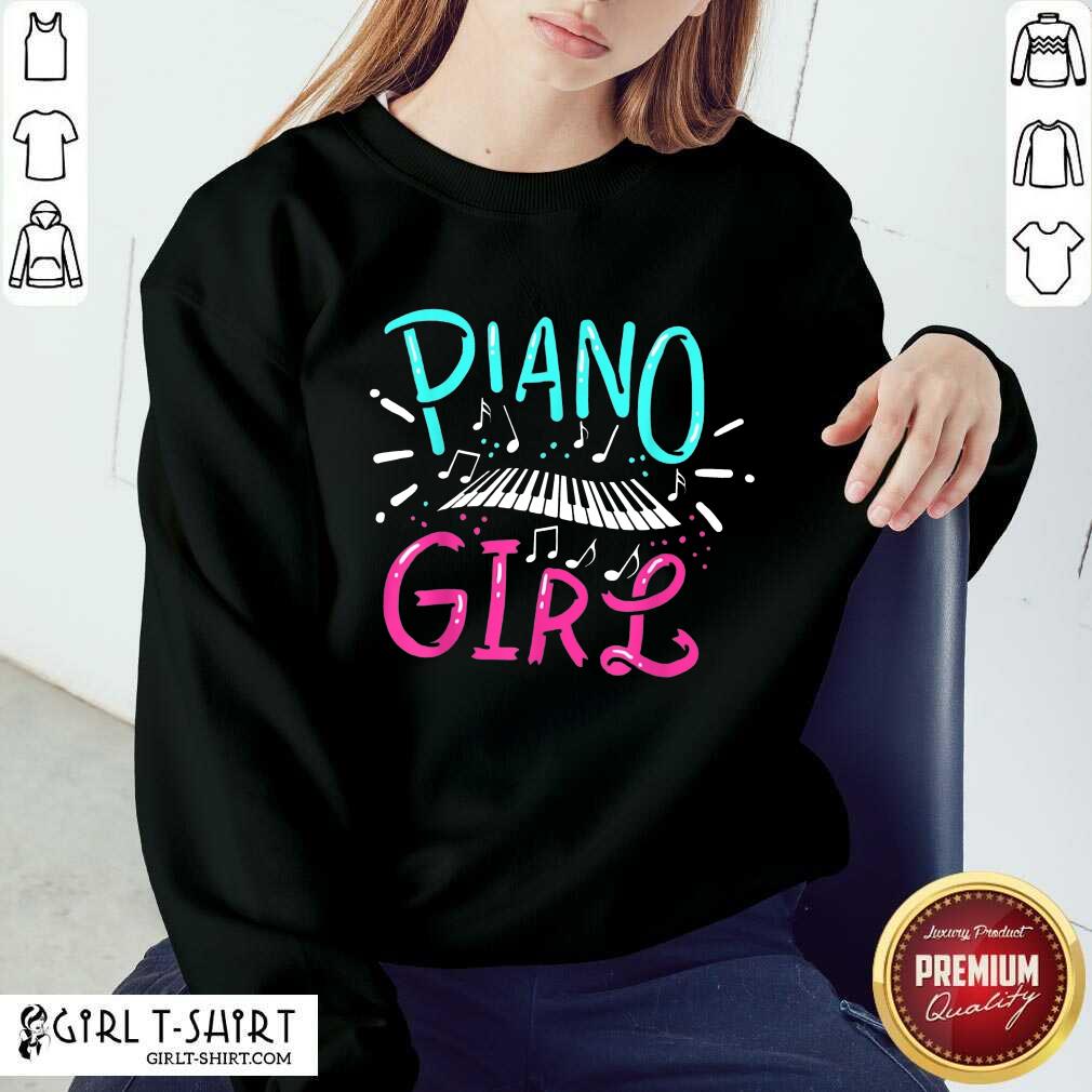 Premium Piano Girl Shirt - Image 4