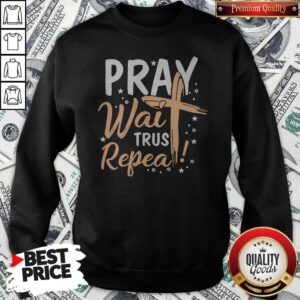 Alternative view of Premium Pray Wait Trust Peppa Shirt