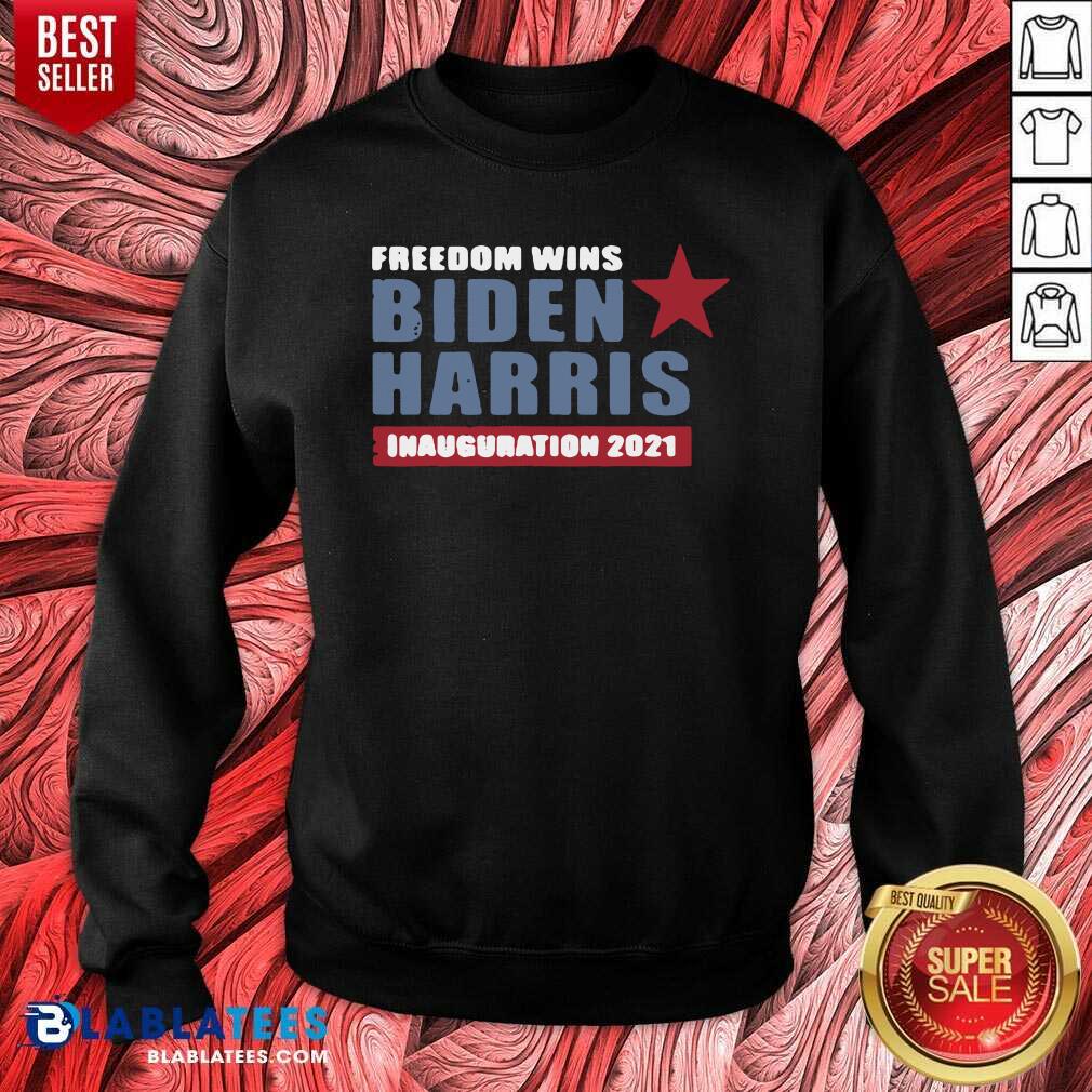 Premium President Biden Harris Inauguration Day 2021 Freedom Wins Shirt - Image 4