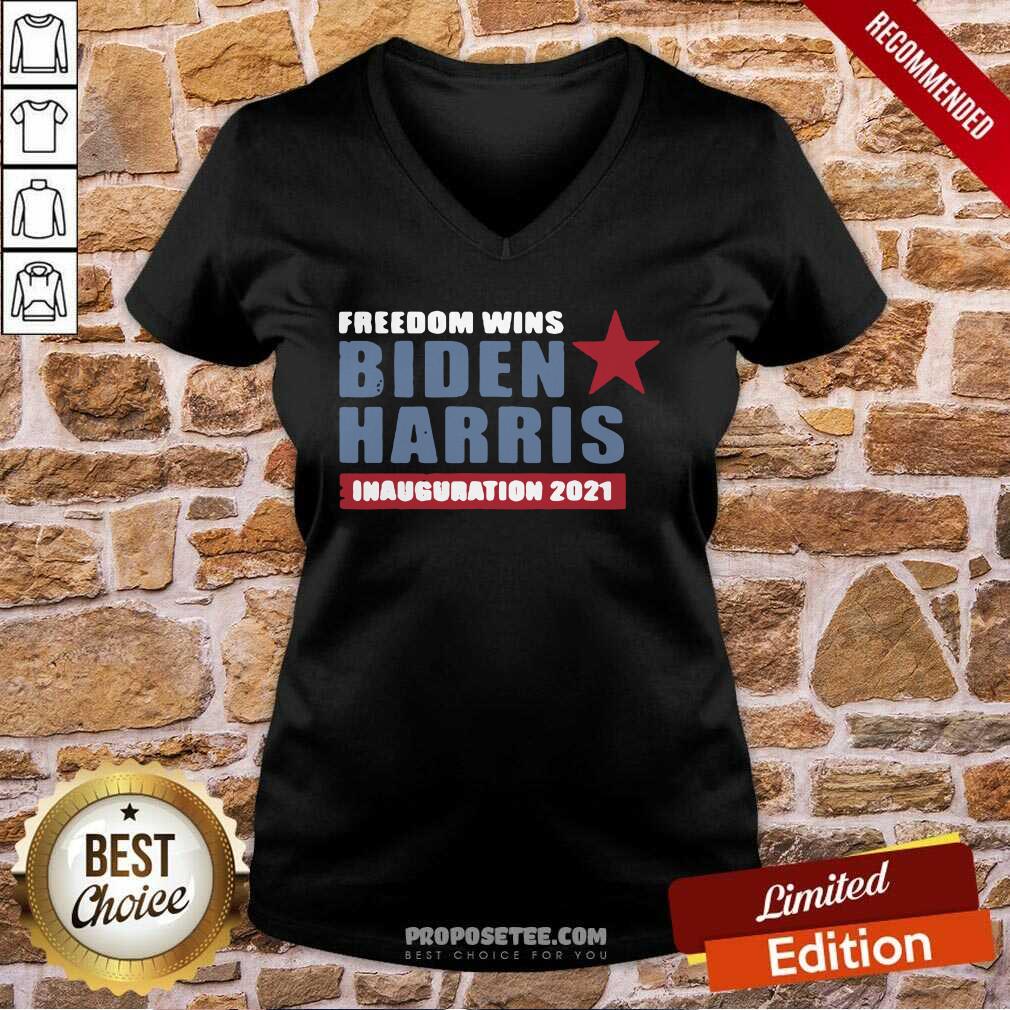 Premium President Biden Harris Inauguration Day 2021 Freedom Wins Shirt - Image 2