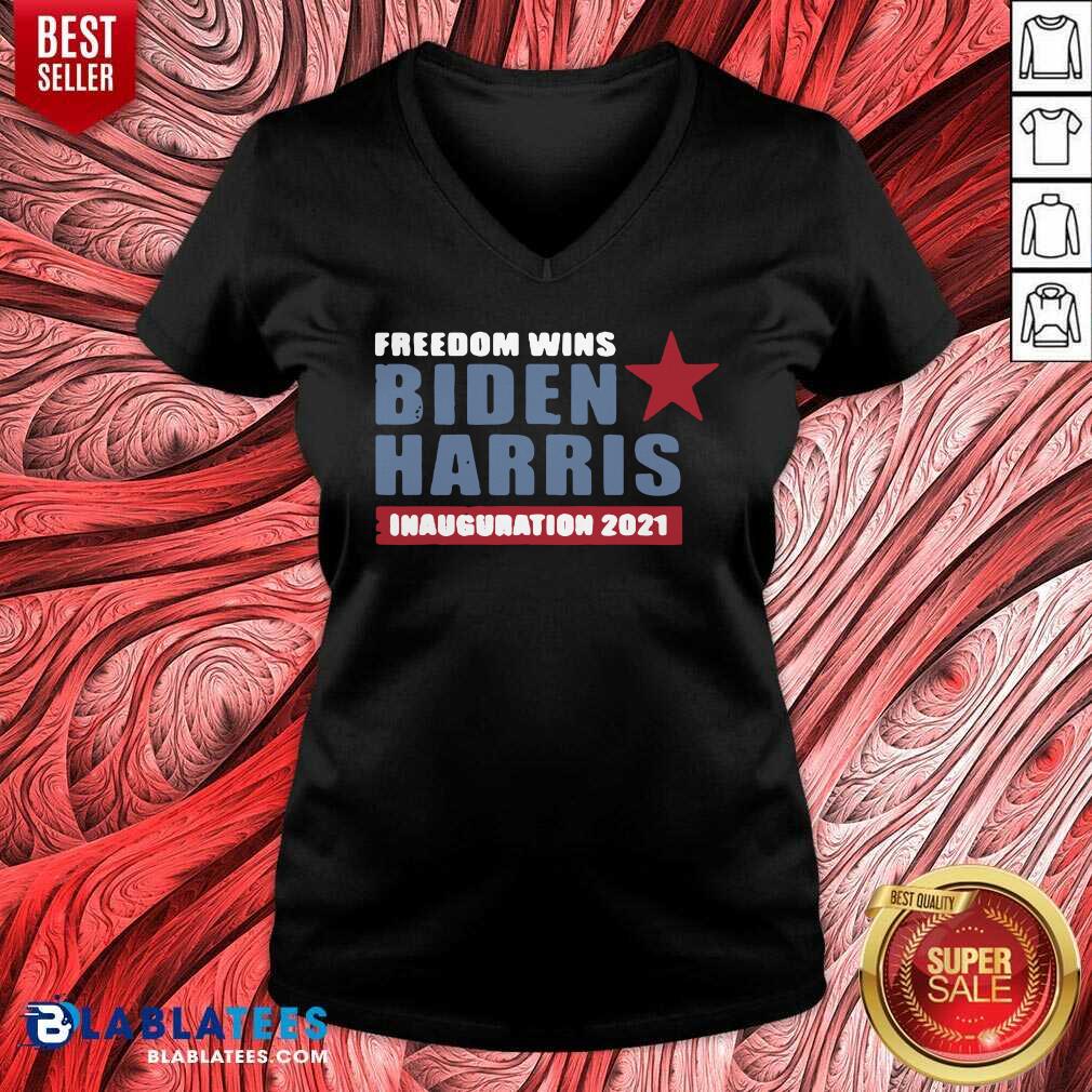 Premium President Biden Harris Inauguration Day 2021 Freedom Wins Shirt - Image 2