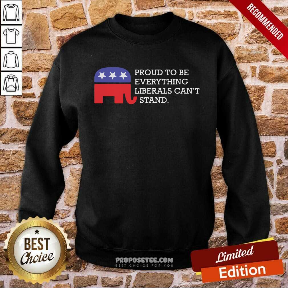 Premium Proud To Be Everything Liberals Can’t Stand Elephant Election Shirt - Image 5