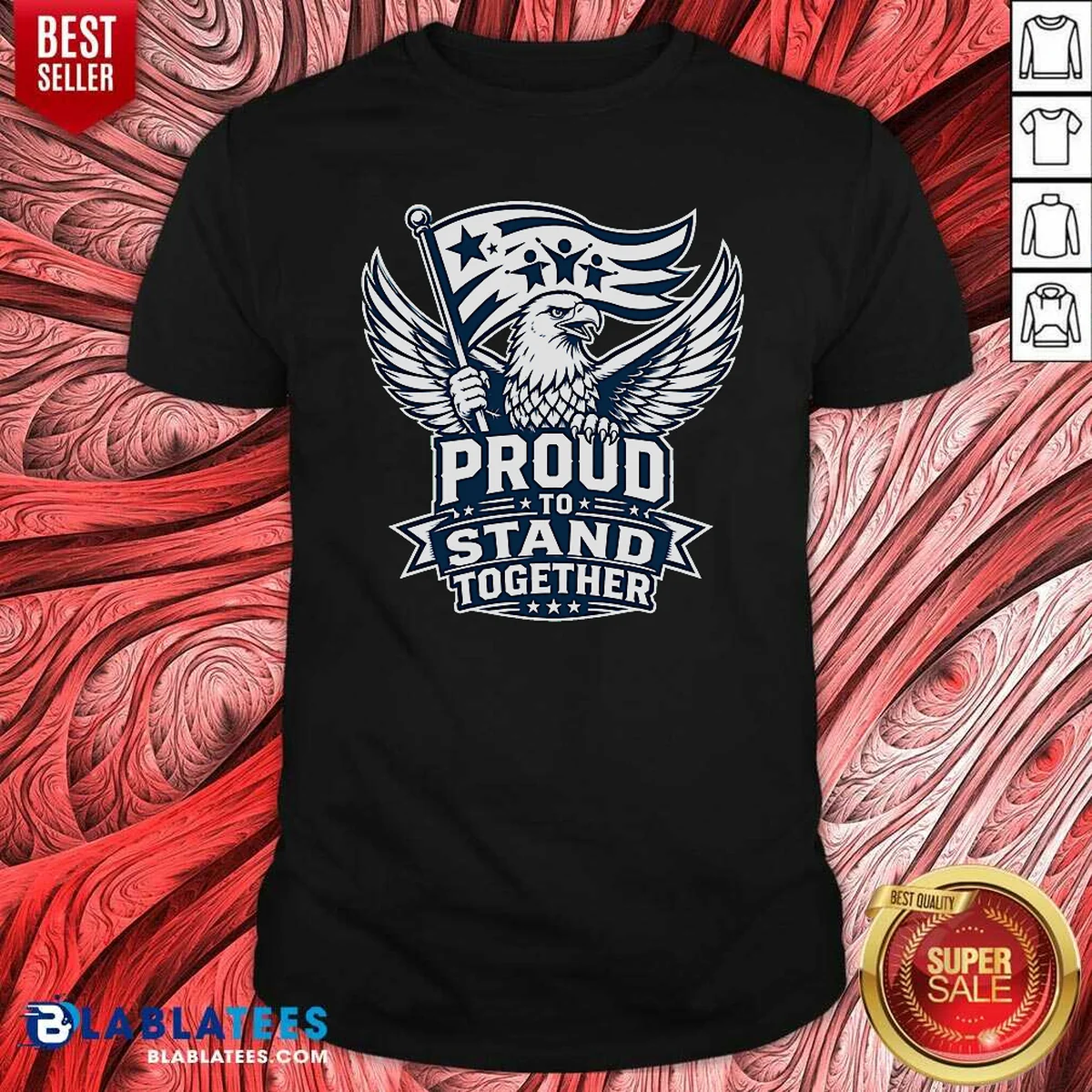 Premium Proud To Stand Together Eagle Line Art Shirt