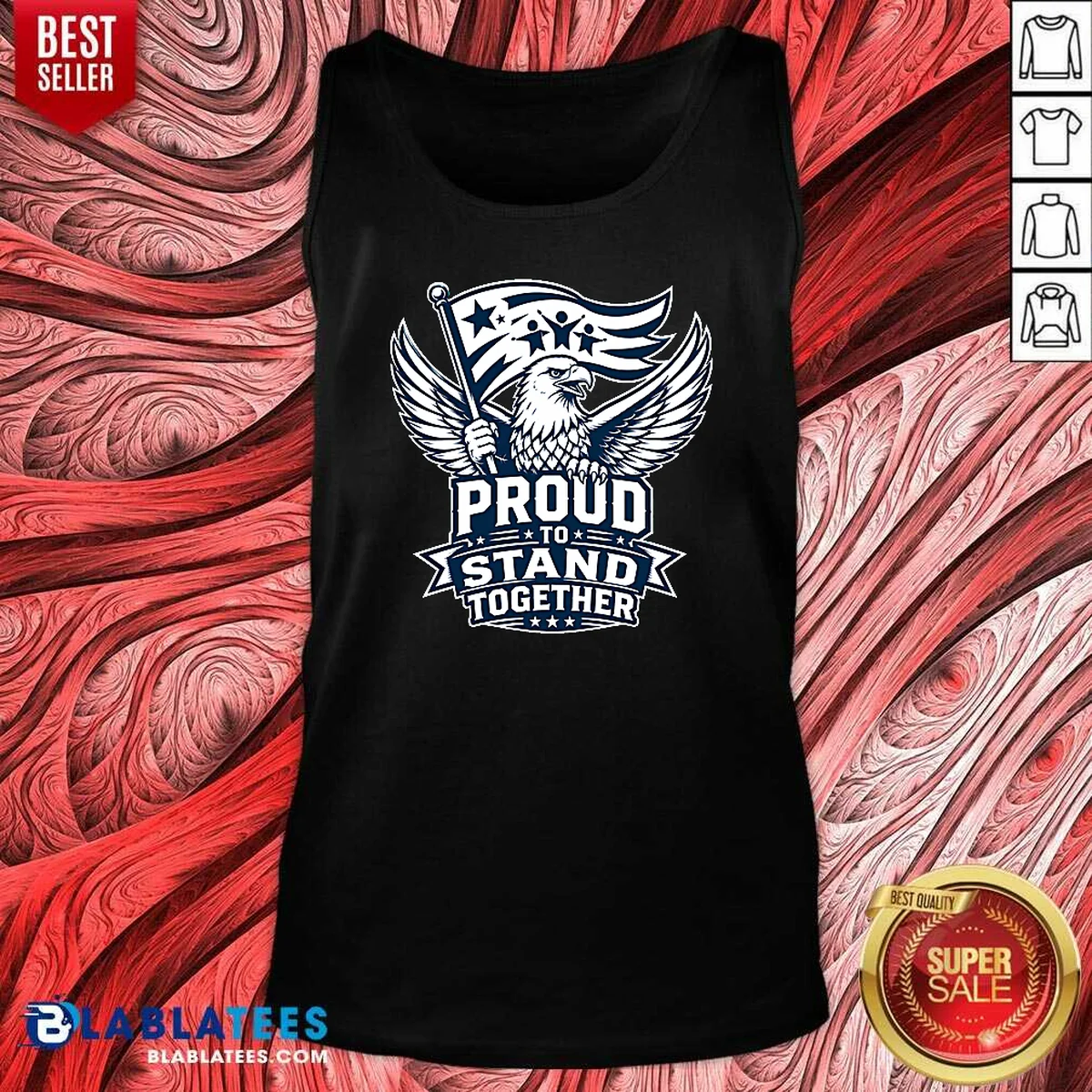Premium Proud To Stand Together Eagle Line Art Shirt - Image 5