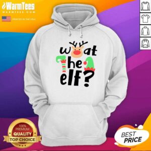 Alternative view of Premium Reindeer What The ELF Christmas Shirt