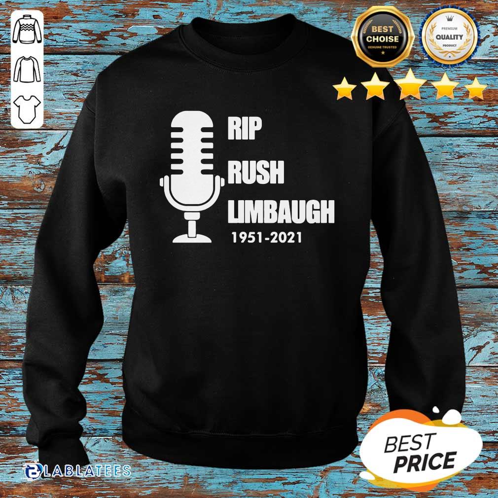 Premium Rip Rush Limbaugh 1951 2021 Thanks Shirt - Image 2