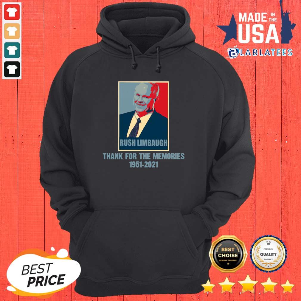 Premium Rip Rush Limbaugh Thanks For The Memories 1951 2021 Obama Style Shirt - Image 4