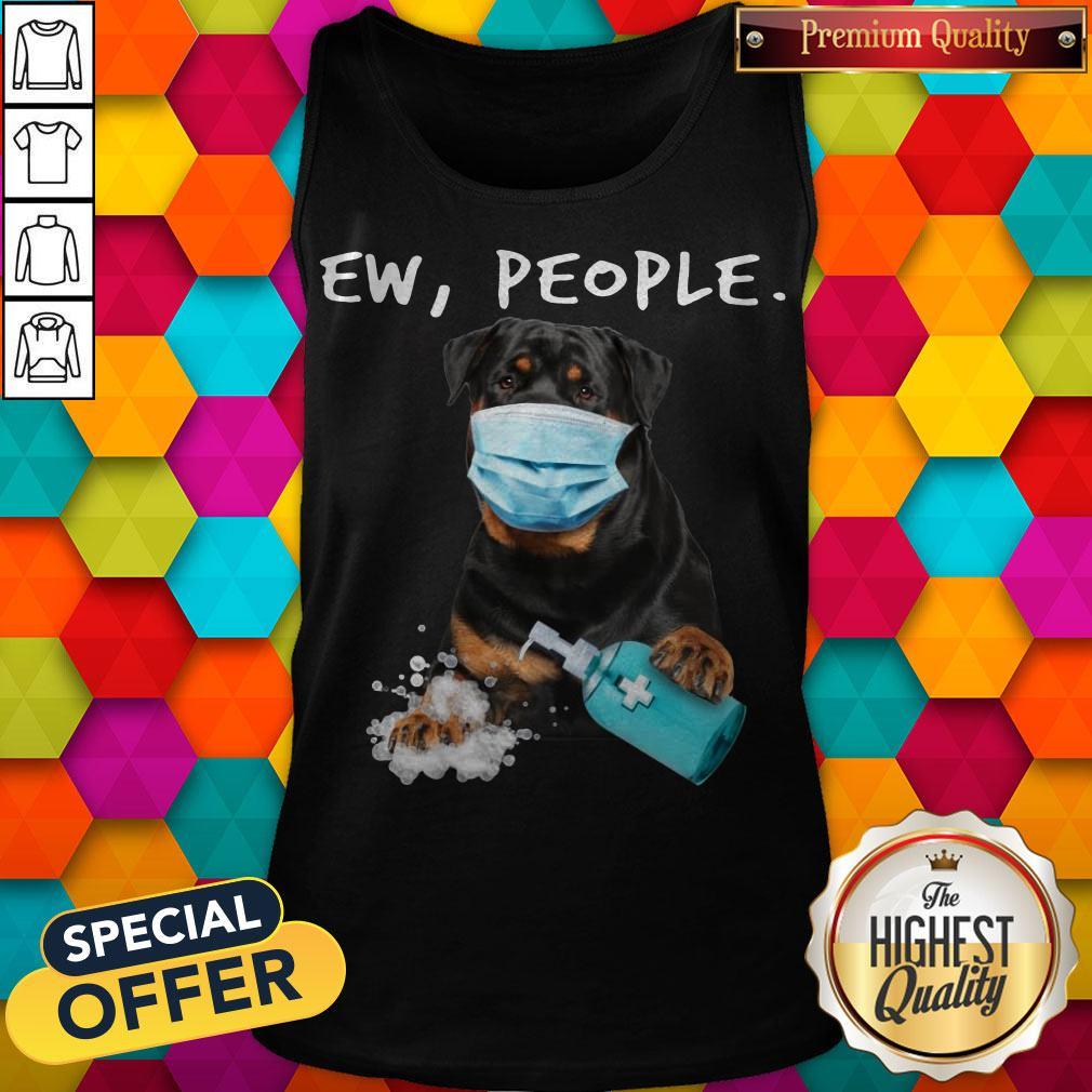 Premium Rottweiler Face Mark Ew People Shirt - Image 3