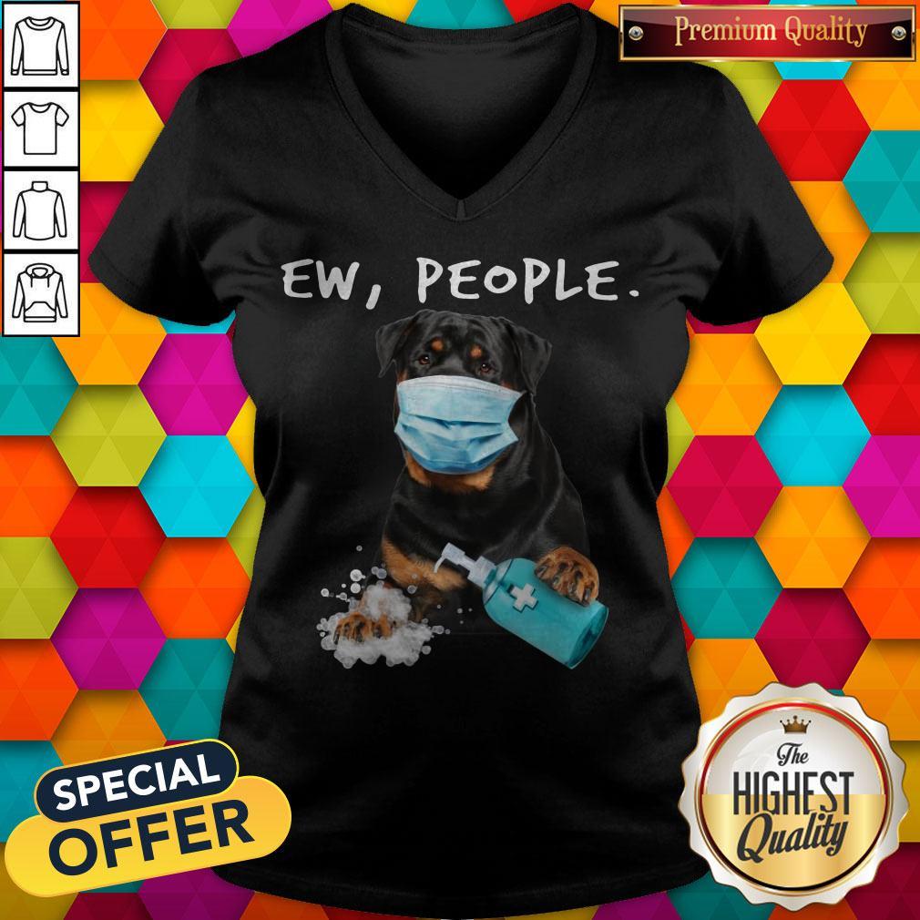 Premium Rottweiler Face Mark Ew People Shirt - Image 2