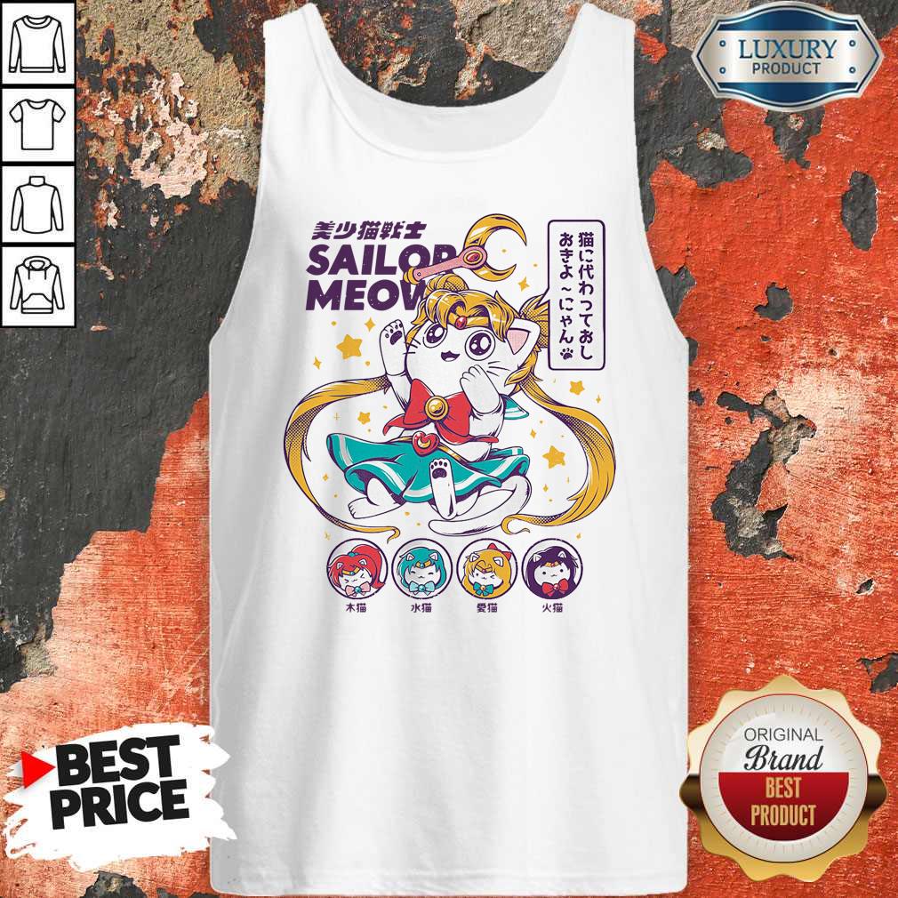 Premium Sailor Meow Anime Shirt - Image 3