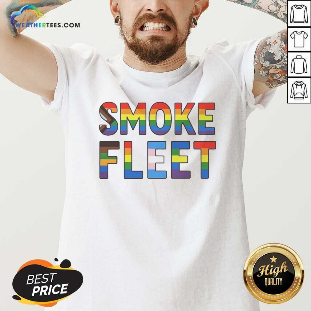 Premium Smoke Fleet Happy Pride Month Shirt - Image 5