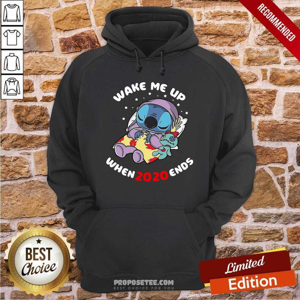 Premium Stitch Wake Me Up When 2020 Ends Shirt - Image 2