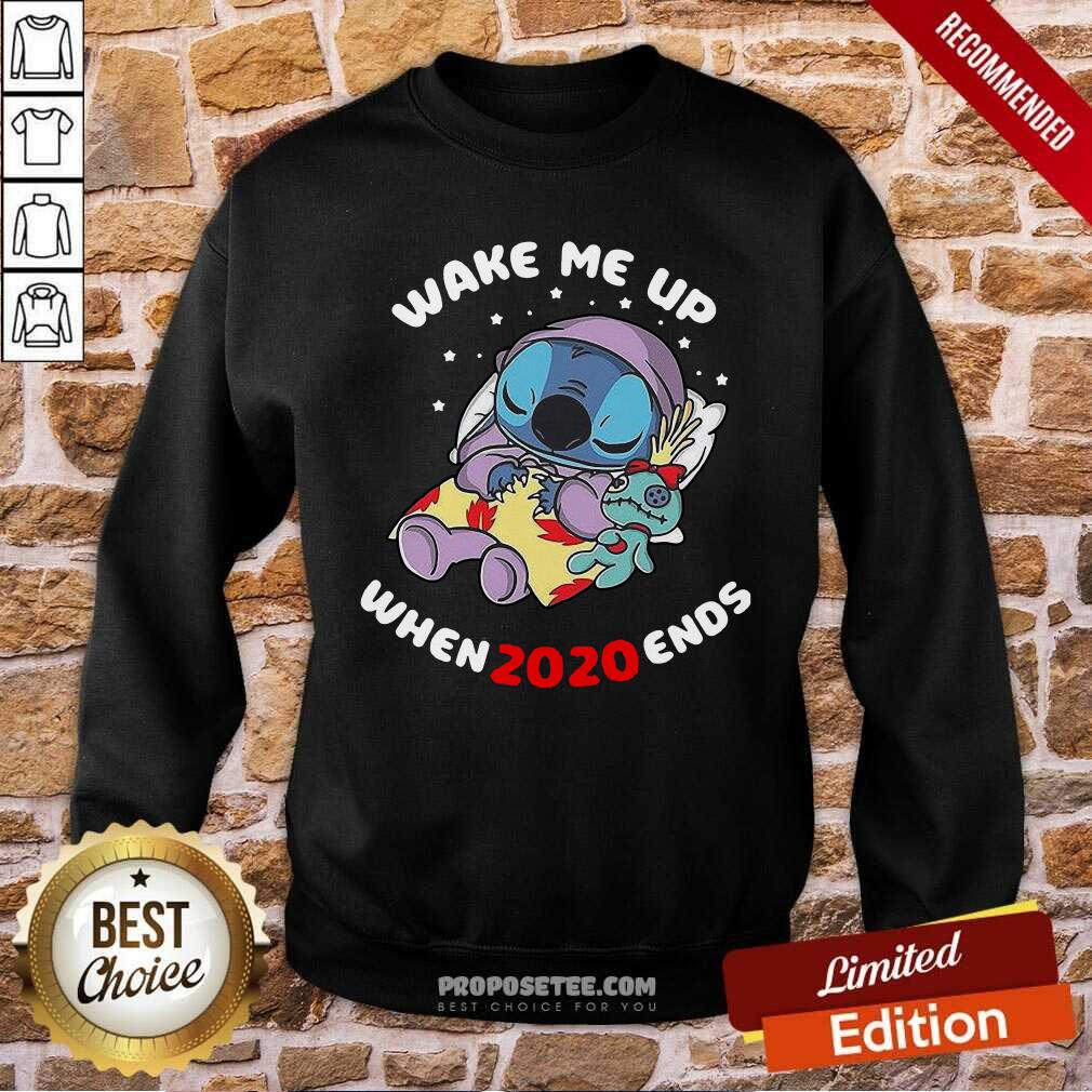 Premium Stitch Wake Me Up When 2020 Ends Shirt - Image 5