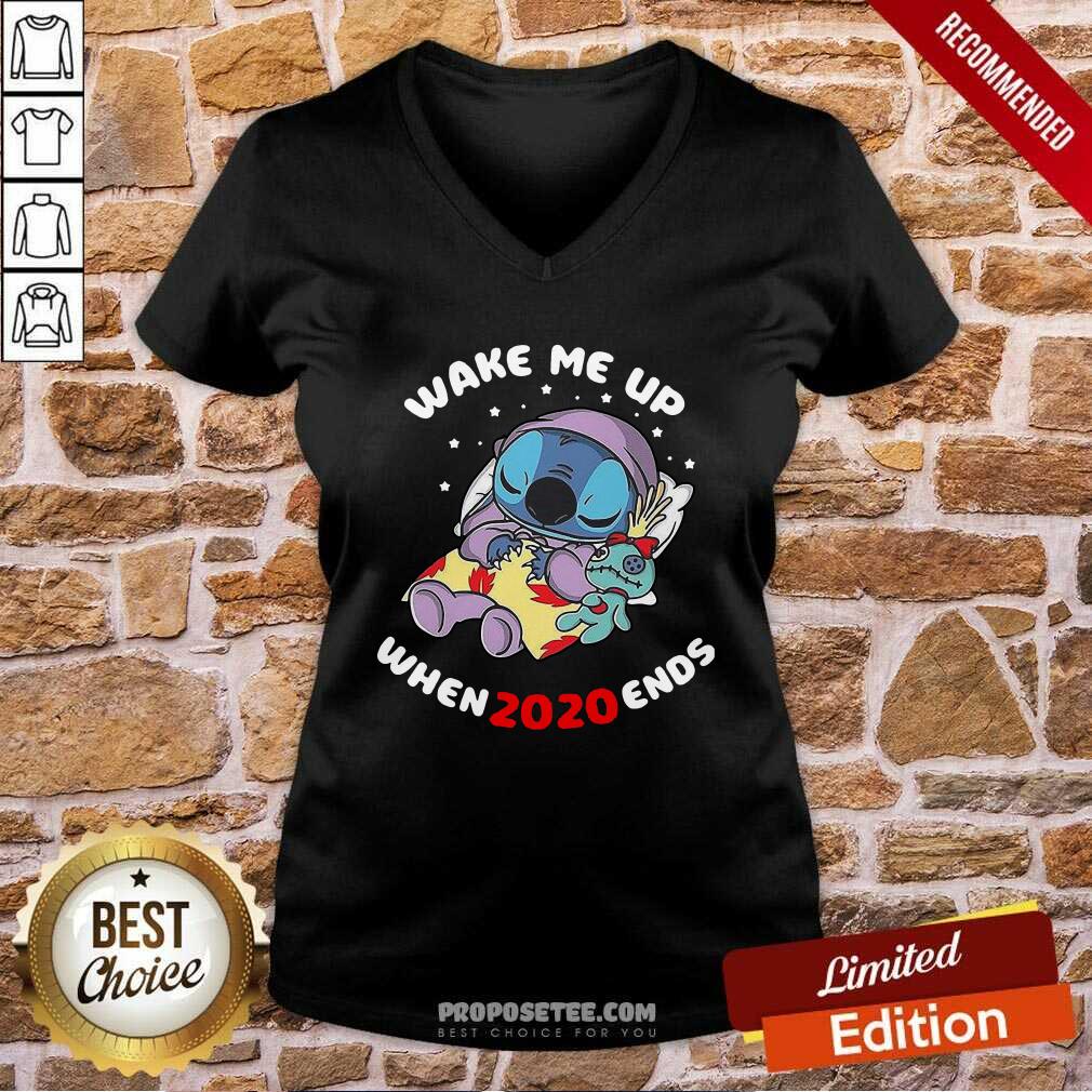 Premium Stitch Wake Me Up When 2020 Ends Shirt - Image 3