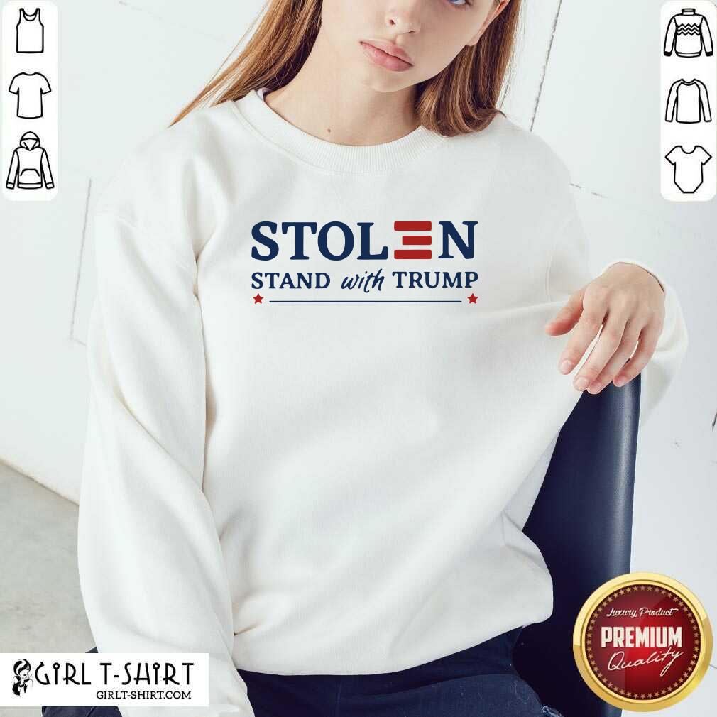 Premium Stolen Stand With Trump Shirt - Image 4