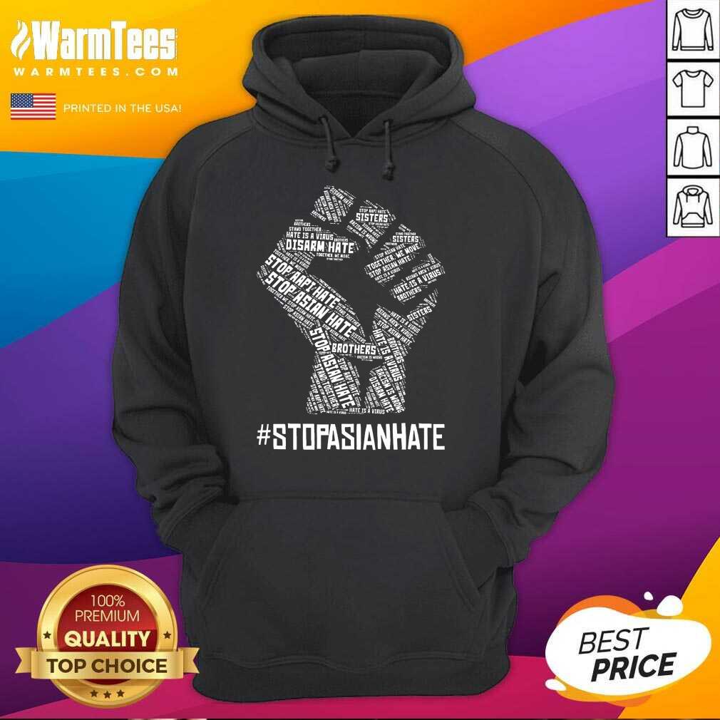 Premium Stop Asian Hate Hand Brothers Shirt - Image 4