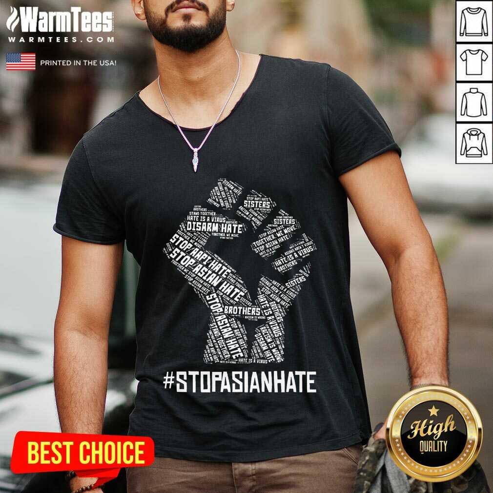 Premium Stop Asian Hate Hand Brothers Shirt - Image 5