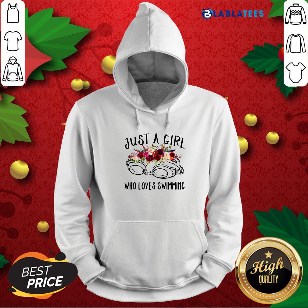 Premium Swimmer Just A Girl Who Loves Swimming Shirt - Image 4