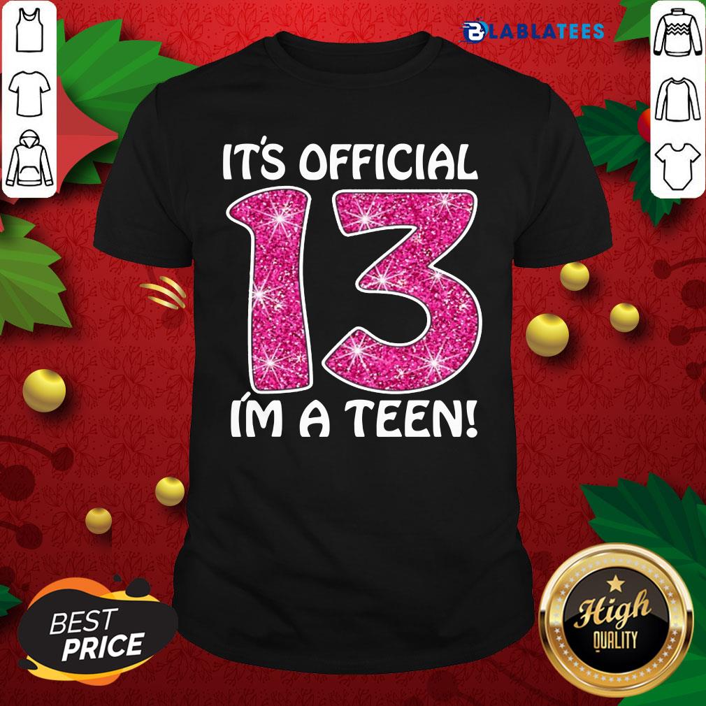 Premium Teenager 13Th Birthday Gift 2007 13 Years Old Girls Shirt