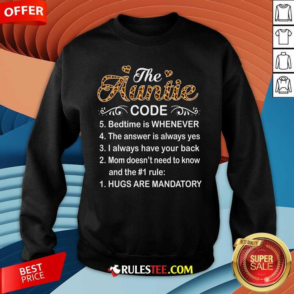 Premium The Auntie Code Mothers Day Shirt - Image 5