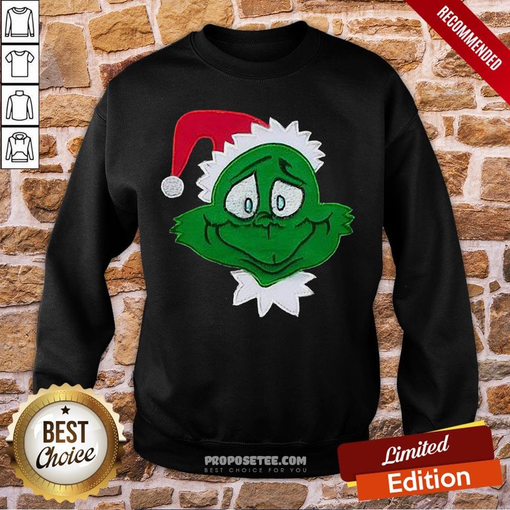 Premium The Grinch Santa Christmas Shirt - Image 3