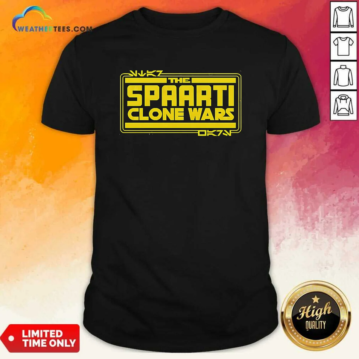 Premium The Spaarti Clone Wars Sci Fi Shirt