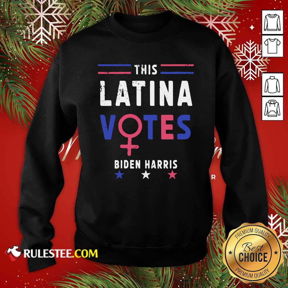 Premium This Latina Votes Biden Harris Stars Election Shirt - Image 5