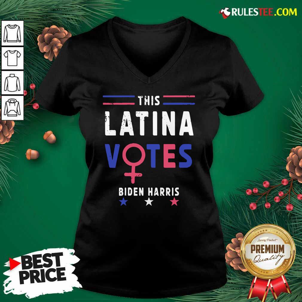 Premium This Latina Votes Biden Harris Stars Election Shirt - Image 3