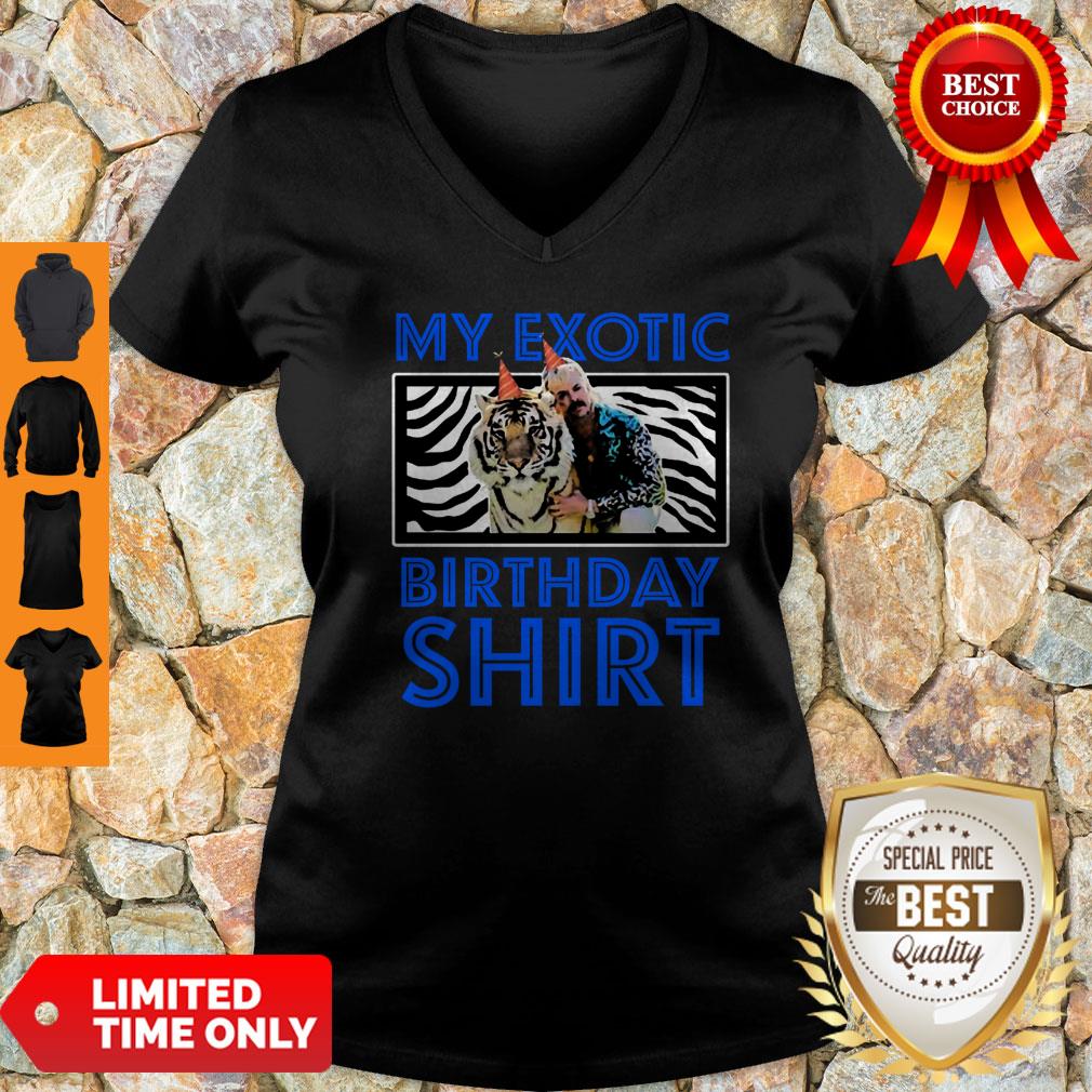 Premium Tiger King My Exotic Joe Birthday Shirt - Image 2