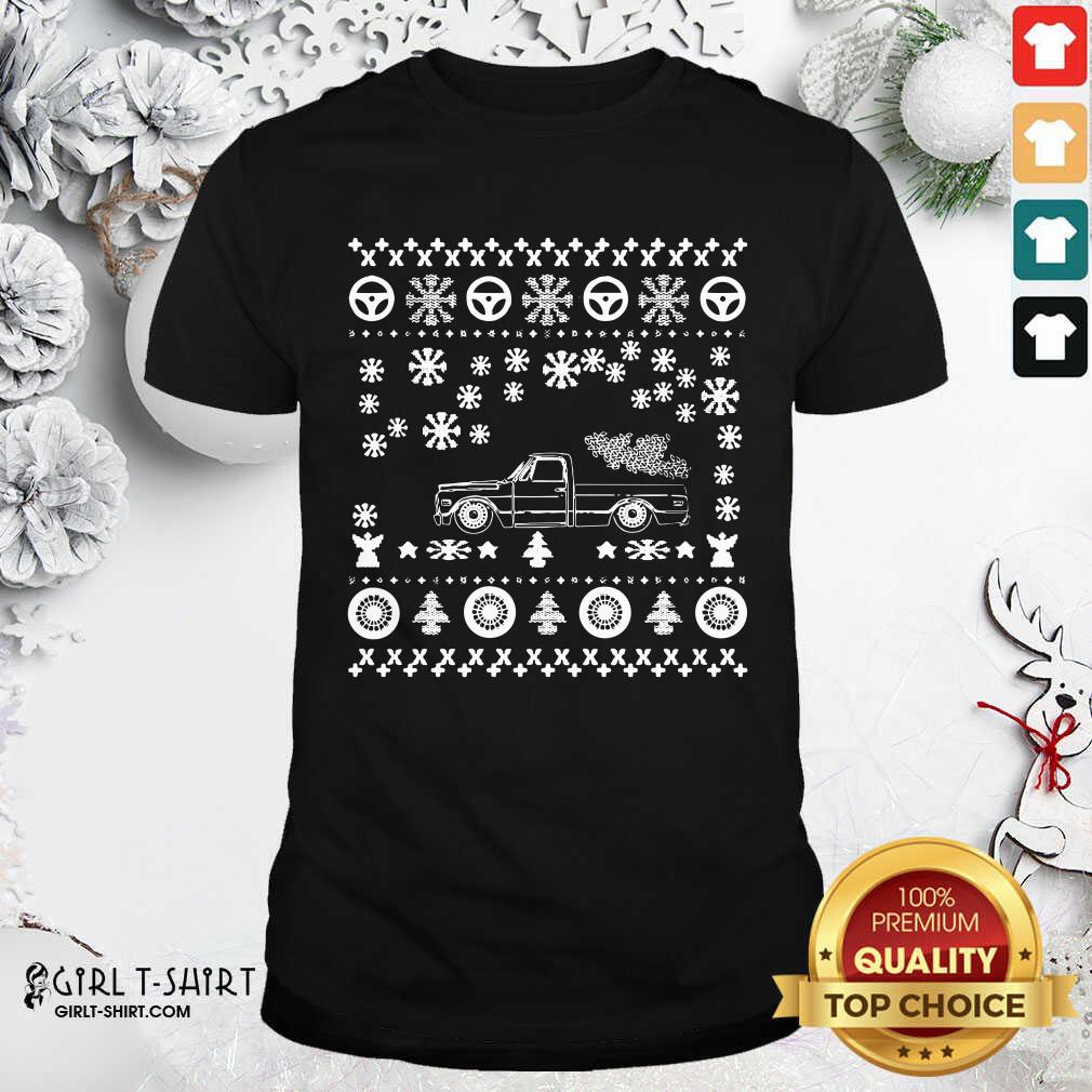 Premium Tow Truck Ugly Merry Christmas Shirt