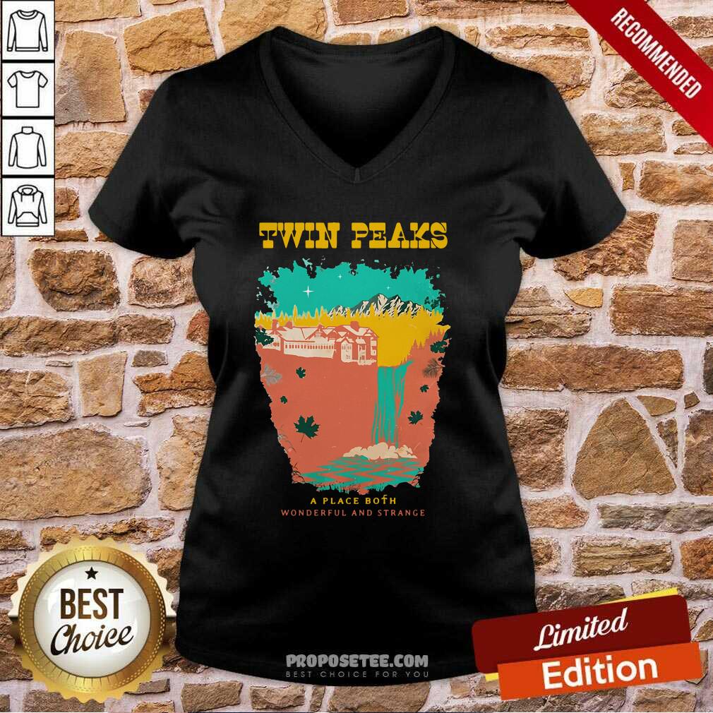 Premium Twin Peaks A Place Both Wonderful And Strange Shirt - Image 2