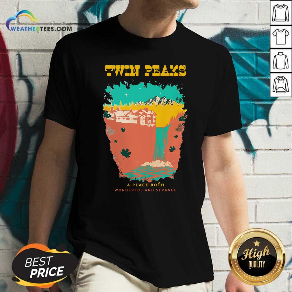 Premium Twin Peaks A Place Both Wonderful And Strange Shirt - Image 2